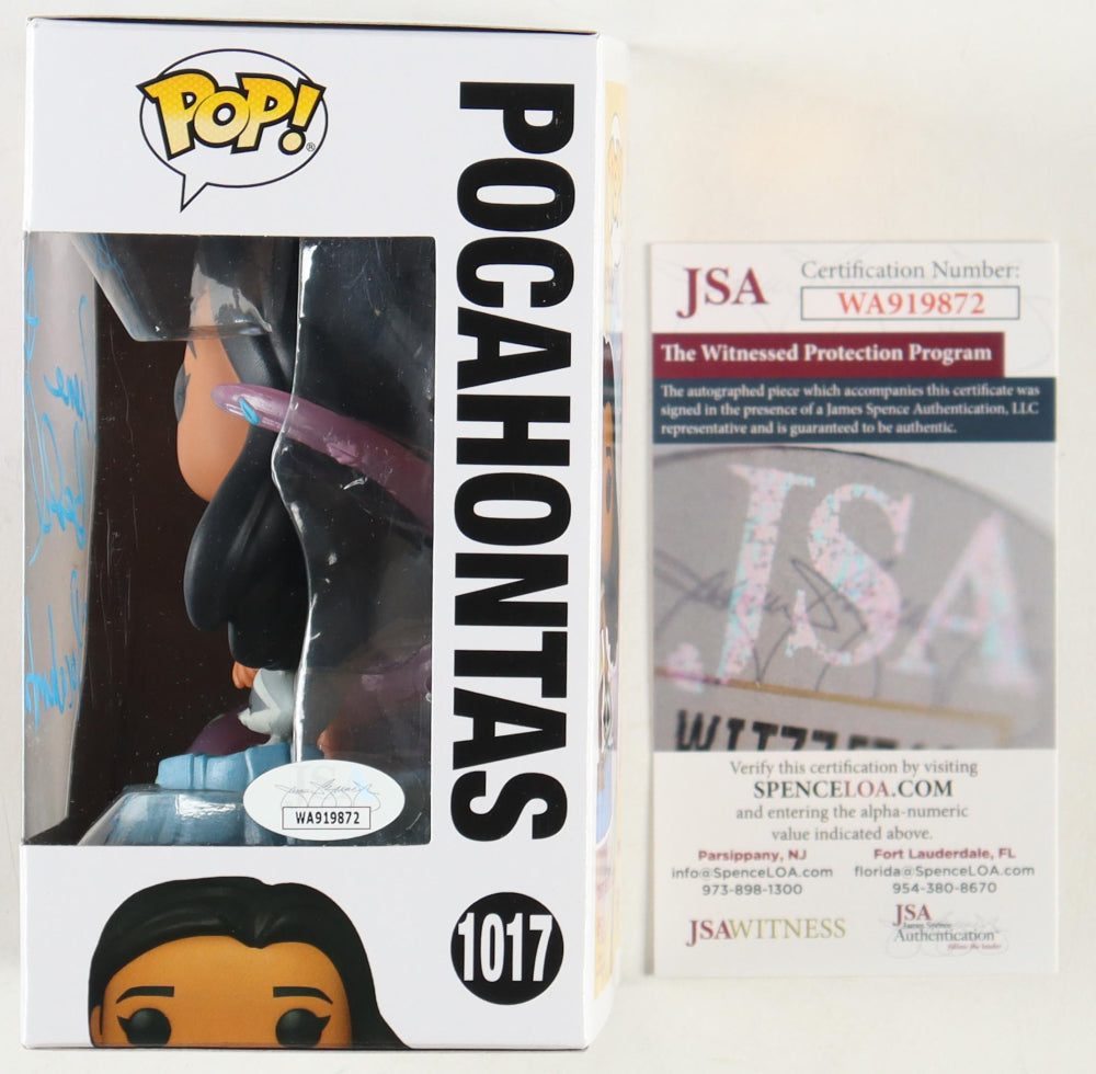 Irene Bedard Signed (JSA) "Disney Princess" #1017 Funko Pop! Inscribed "Pocahontas" - Voice of Pocahontas