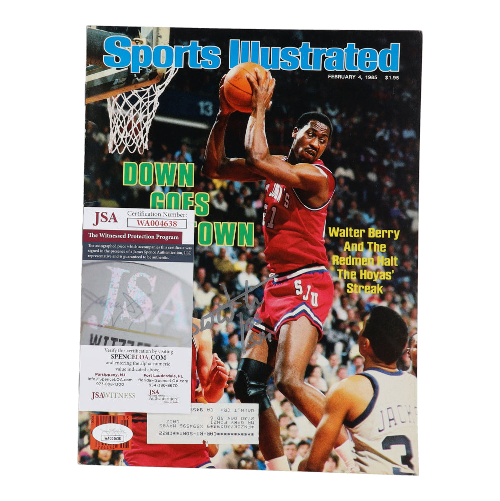 Bill Wennington Signed (JSA) 1985 "Sports Illustrated" Magazine With Inscription - JSA Witnessed