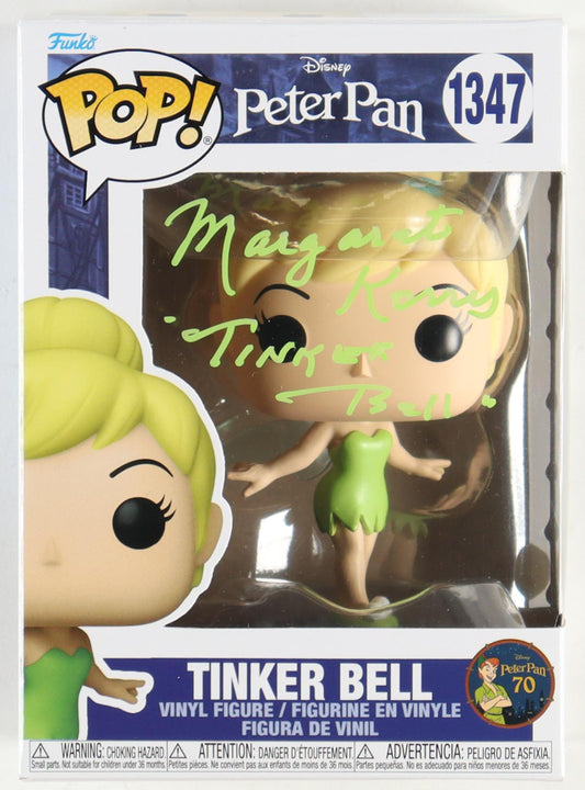 Margaret Kerry Signed "Peter Pan" #1347 Tinker Bell Funko Inscribed "Tinker Bell" (JSA) Tinker Bell