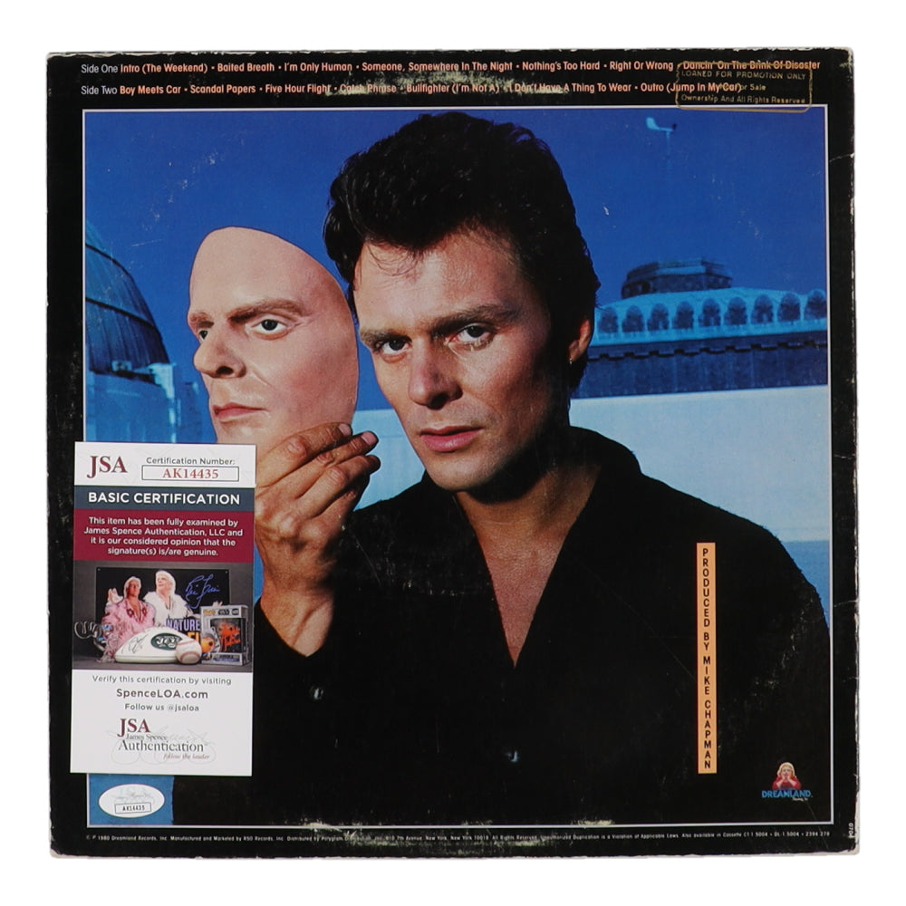 Michael Des Barres Signed (JSA) "I'm Only Human" Vinyl Record Album Inscribed "I'm Only Human!"