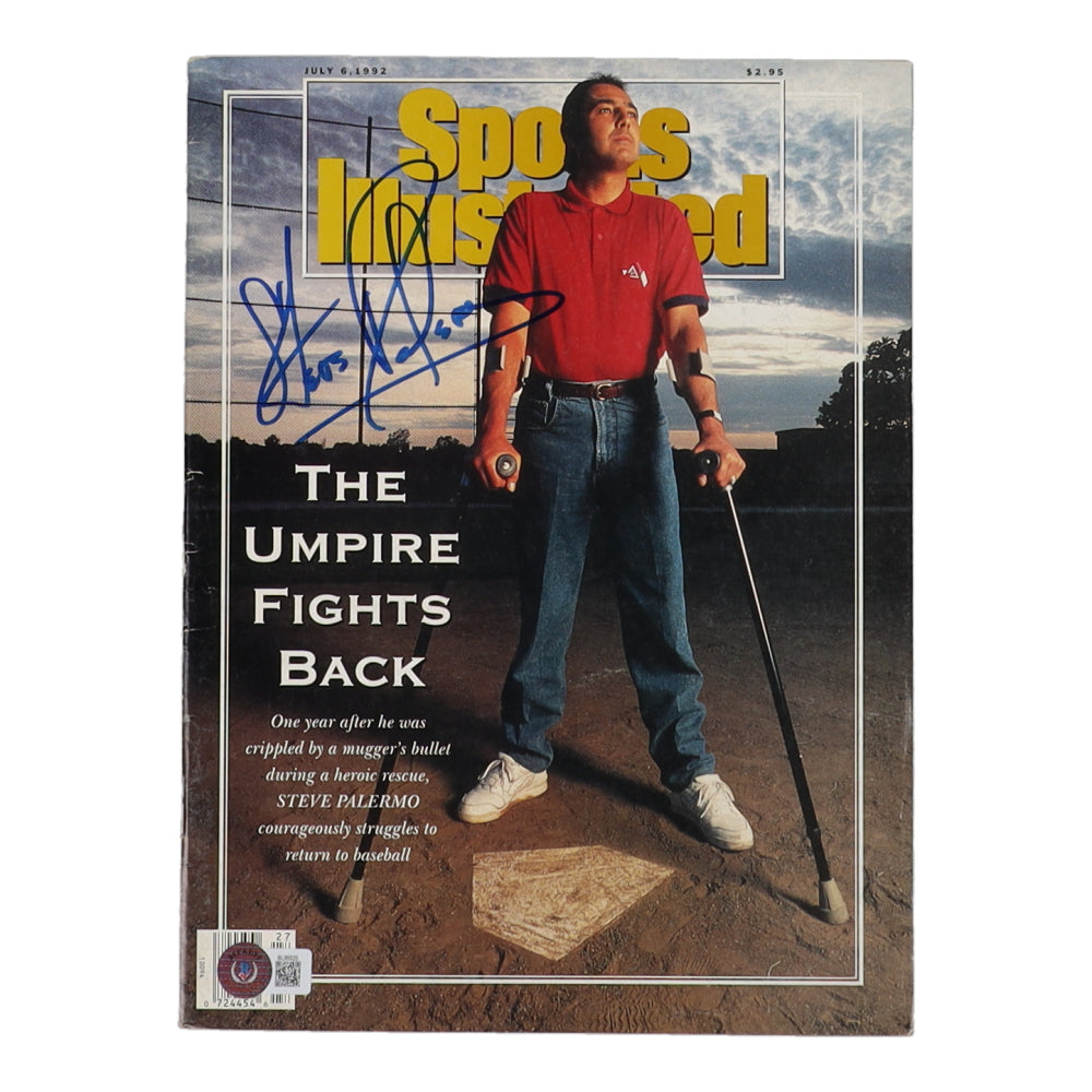 Steve Palermo Signed 1992 Sports Illustrated Magazine (Beckett)