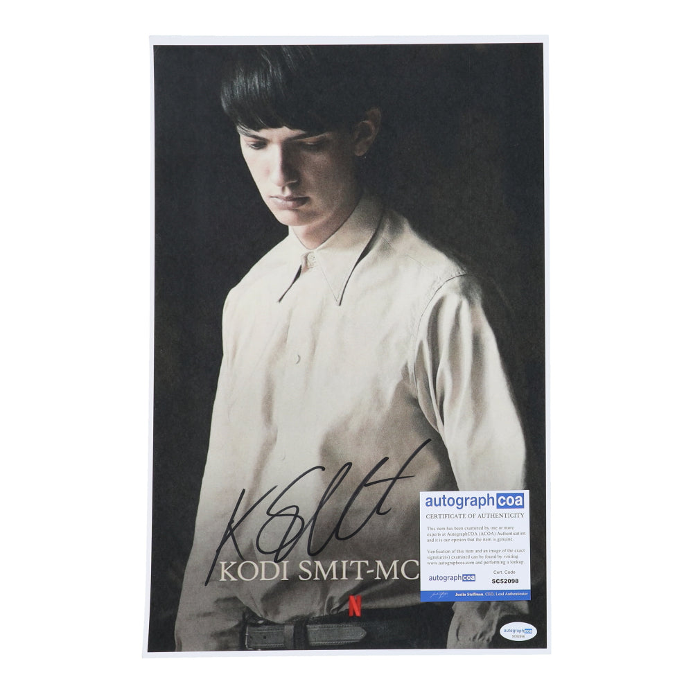 Kodi Smit-McPhee Signed 11x17 Photo (ACOA)