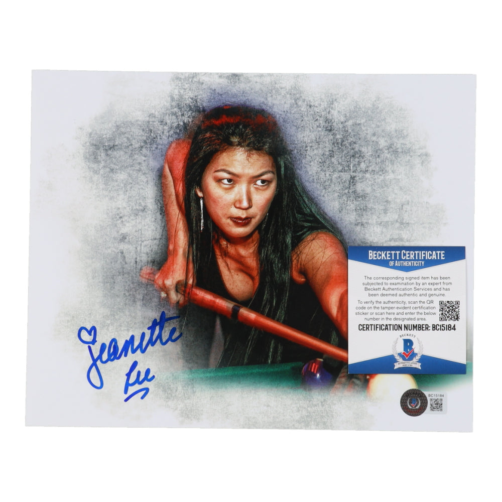 Jeanette Lee Signed 8x10 Photo (Beckett)