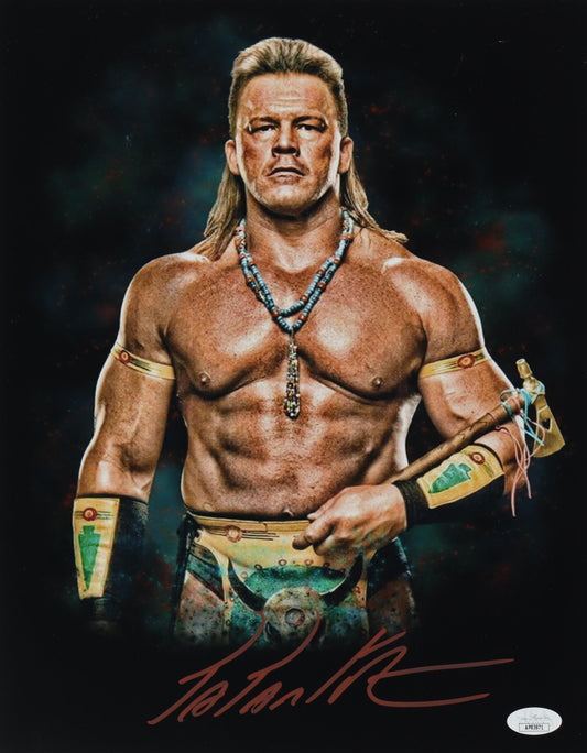 Tatanka Signed WWE 11x14 Photo (JSA)