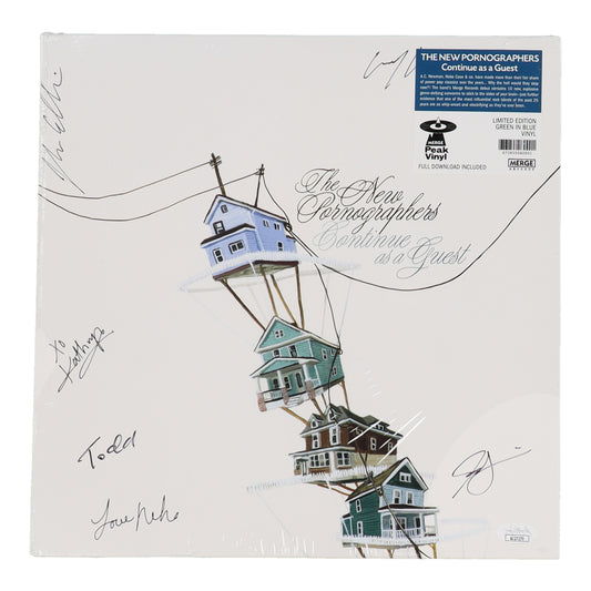 Kathryn Calder, Neko Case & Todd Fancey Signed (JSA) "Continue as a Guest" Vinyl Record Album Cover - New Pornographers