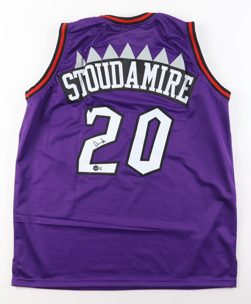 Damon Stoudamire Signed Jersey (Beckett) - Toronto Raptors