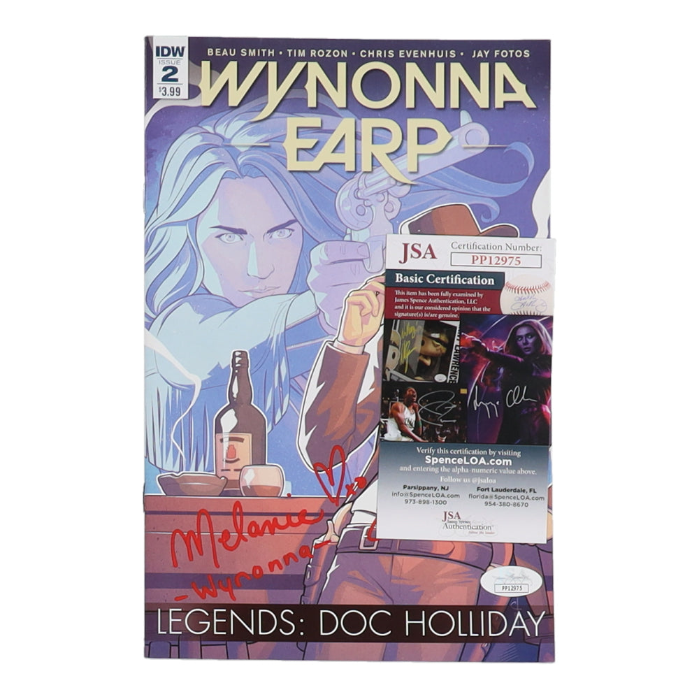 Melanie Scrofano & Tim Rozon Signed (JSA) 2017 "Wynonna Earp" Issue #2 IDW Comic Book Inscribed "Wynonna" & "Doc"