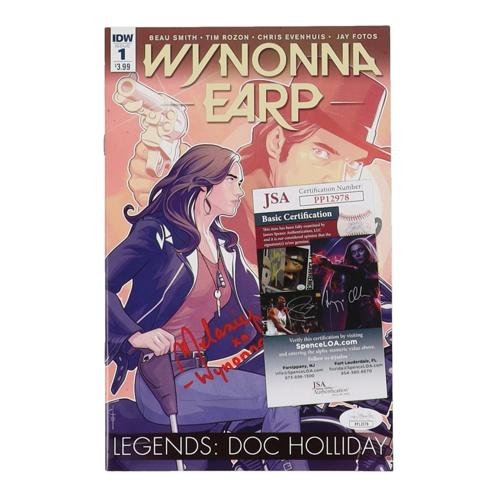 Melanie Scrofano & Tim Rozon Signed (JSA) 2016 "Wynonna Earp Legends" Issue #1 IDW Comic Book Inscribed "Wynonna" & "Doc"