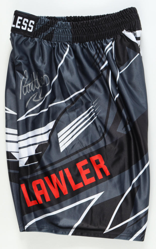 Robbie Lawler Signed (Beckett) UFC Fight Shorts Inscribed "Ruthless" - Beckett Witnessed