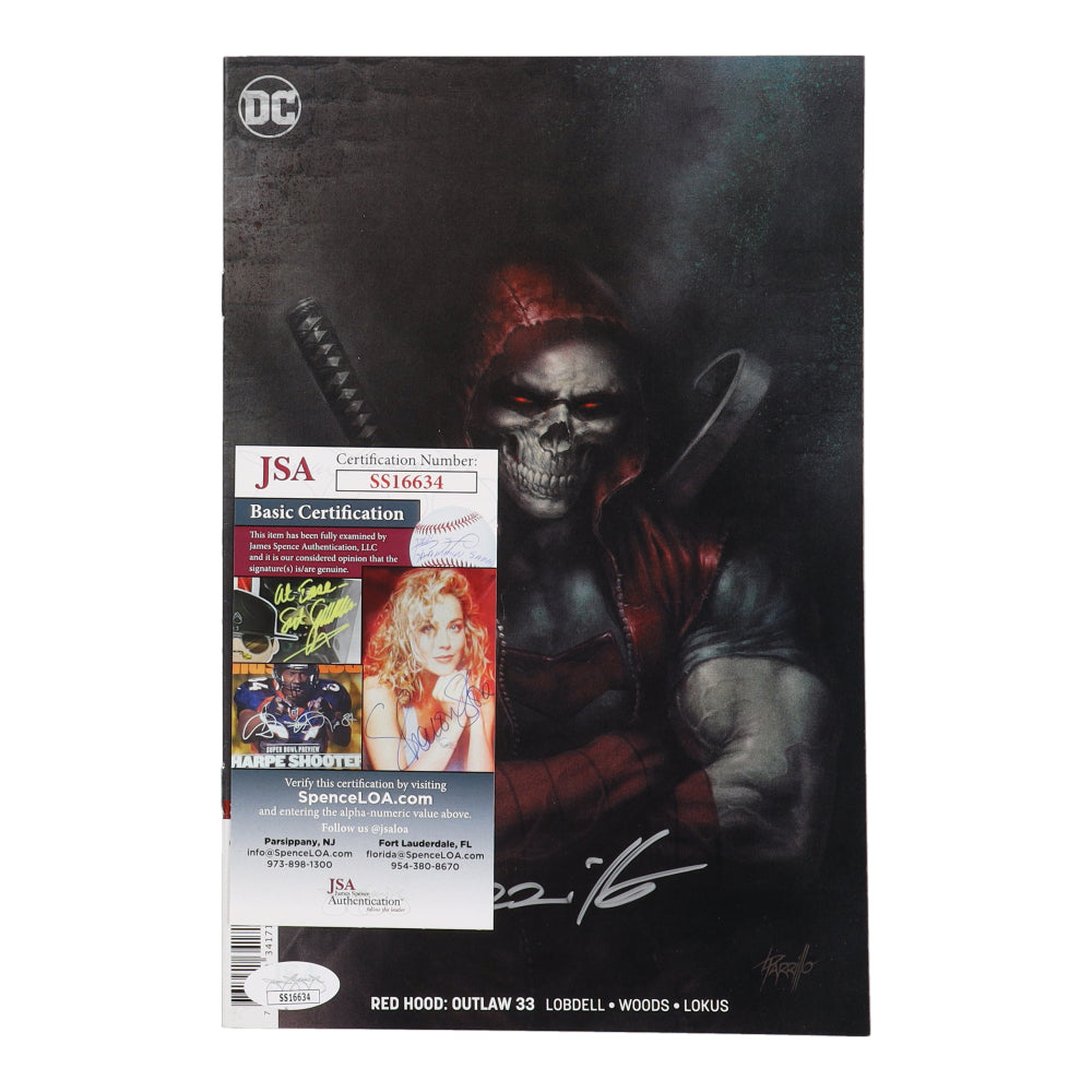 Lucio Parillo Signed (JSA) 2019 "Red Hood: Outlaw" Issue #33 Parillo Variant Cover DC Comic Book -  Cover Artist