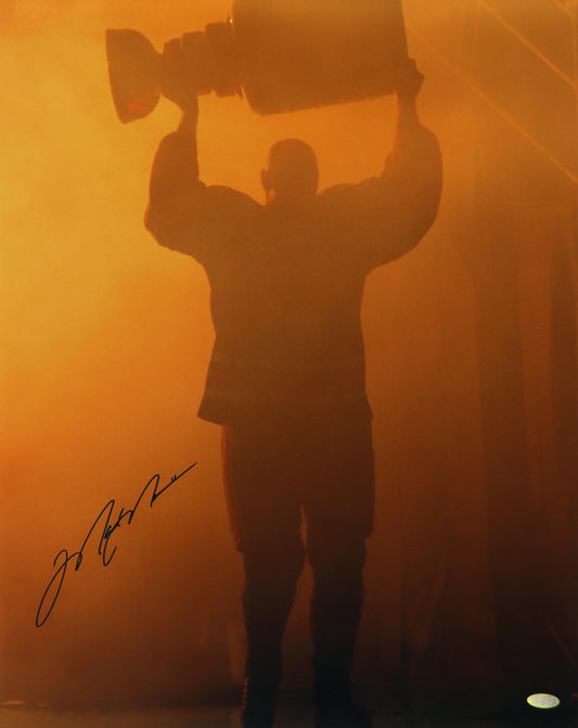 Mark Messier Signed Oilers 16x20 Photo (Steiner) - Retirement Night