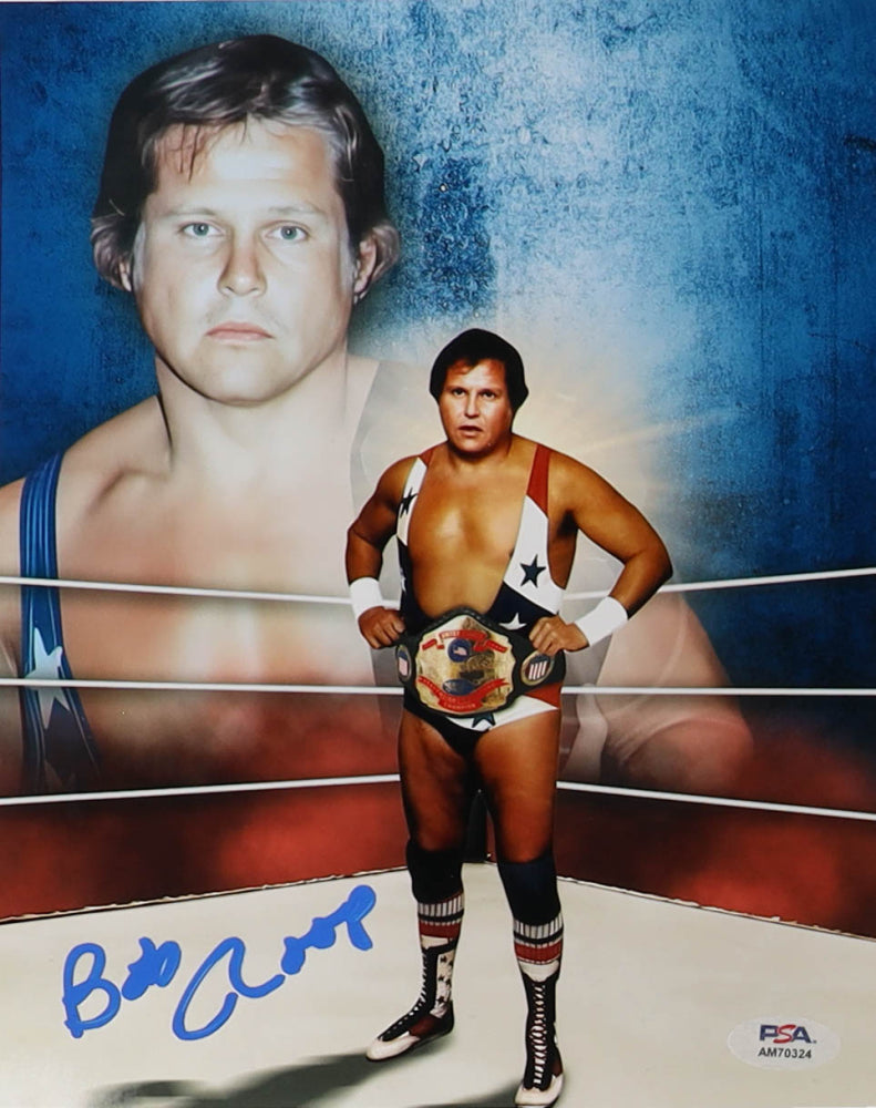 Bob Roop Signed FCW 8x10 Metallic Photo (PSA)