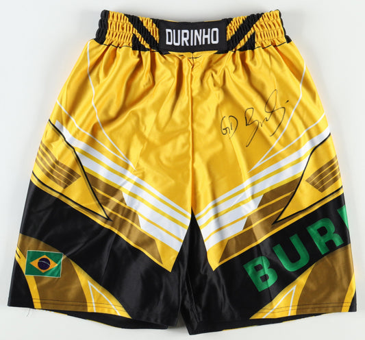 Gilbert Burns Signed (Beckett) UFC Fight Shorts - Beckett Witnessed