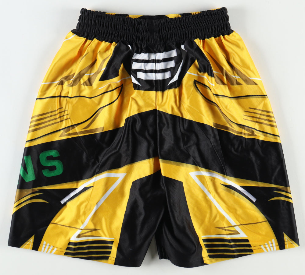 Gilbert Burns Signed (Beckett) UFC Fight Shorts - Beckett Witnessed