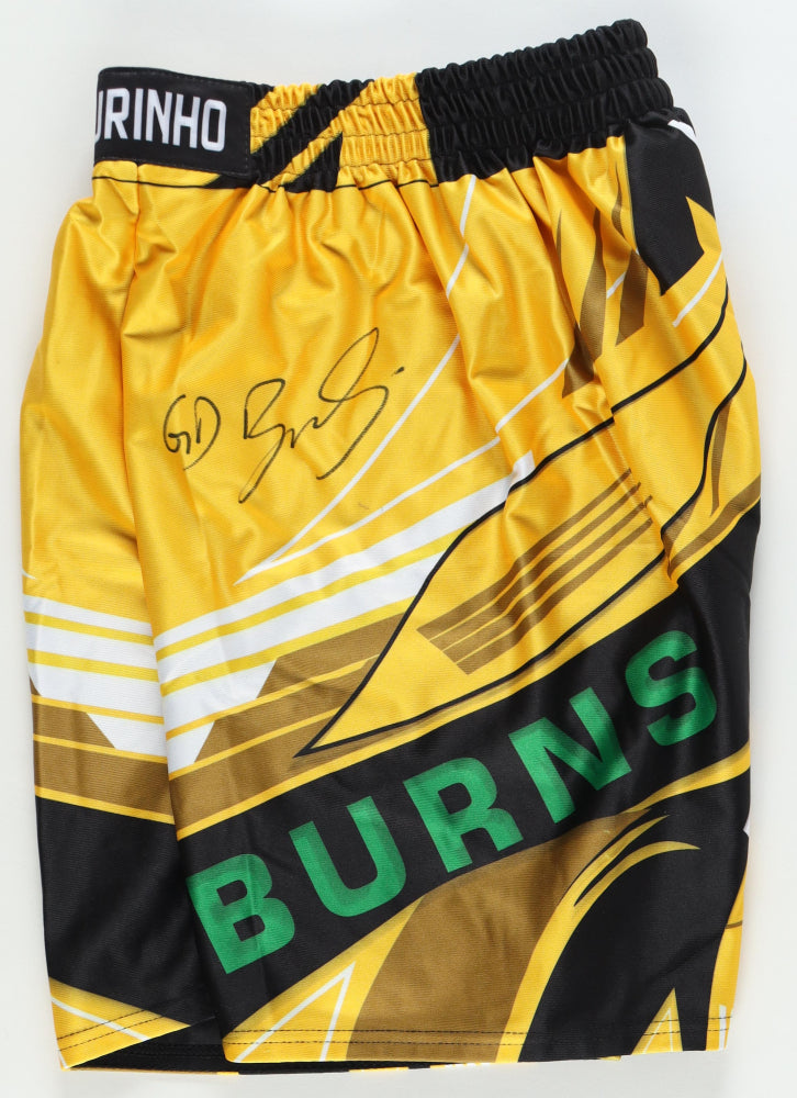 Gilbert Burns Signed (Beckett) UFC Fight Shorts - Beckett Witnessed