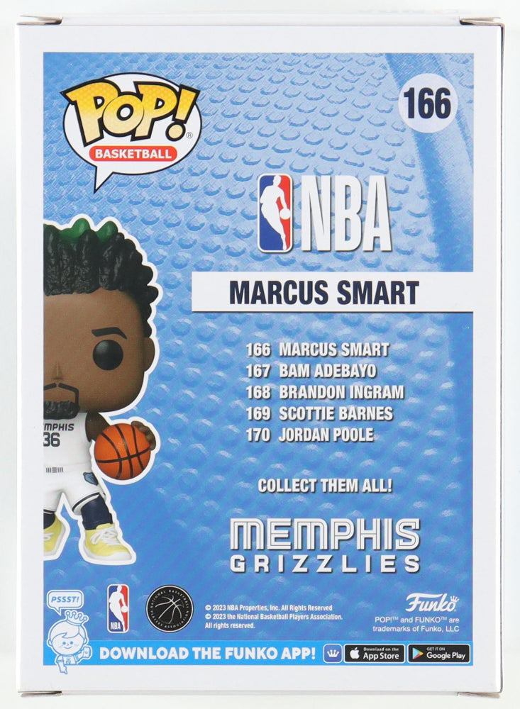 Marcus Smart Signed (Beckett) "Memphis Grizzlies" #166 Funko Pop - Beckett Witnessed