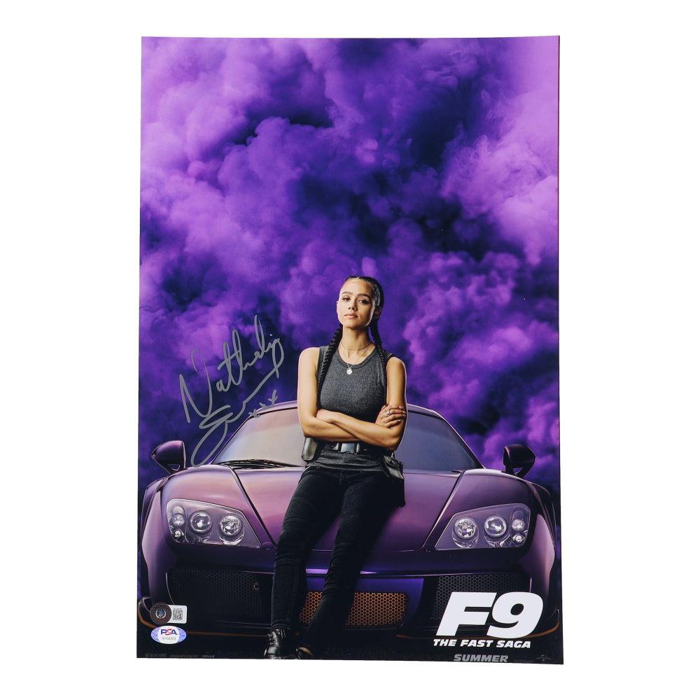 Nathalie Emmanuel Signed (Beckett) "Fast & Furious" 12x18 Photo - Ramsey