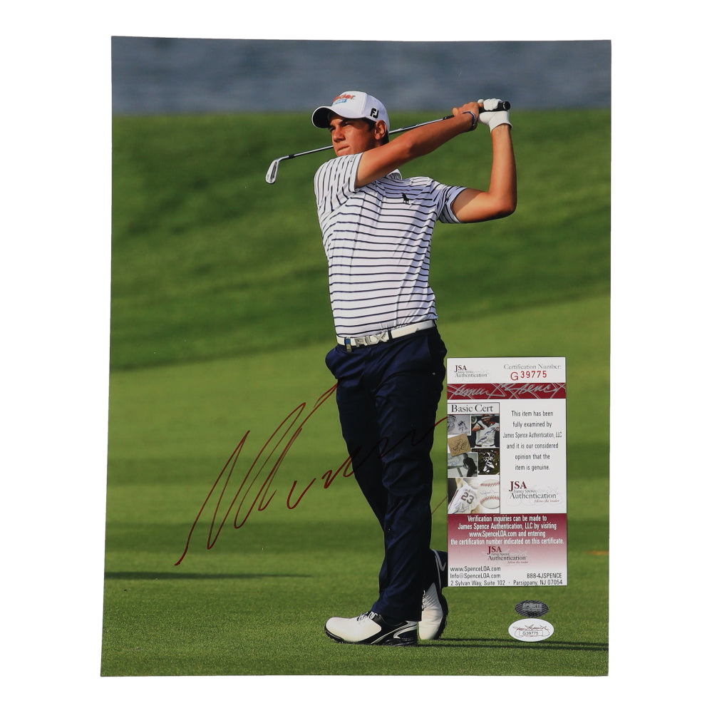 Matteo Manassero Signed 11x14 Photo (JSA)