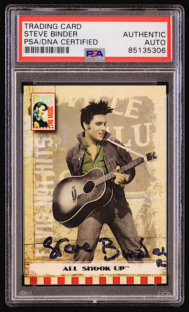 Steve Binder Signed 2007 Press Pass Elvis The Music #6 All Shook Up (PSA) - Producer & Director