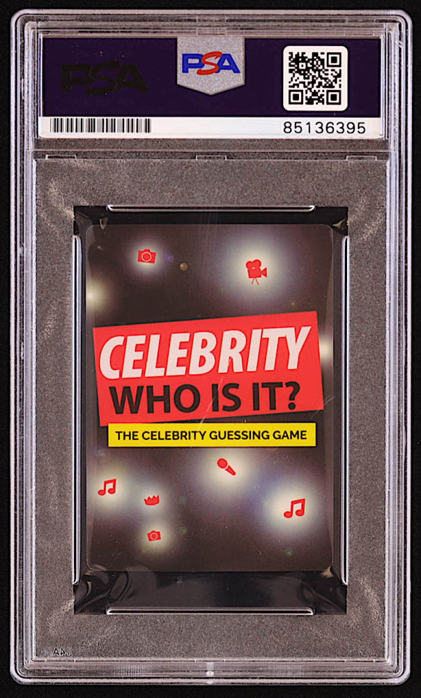 Mike Tyson Signed Celebrity Who Is It? Guessing Game Card (PSA | Auto 9)