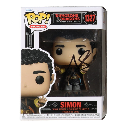 Justice Smith Signed "Dungeons & Dragons: Honor Among Thieves" #1327 Simon Funko Pop! Vinyl Figure (AutographCOA) Simon Aumar