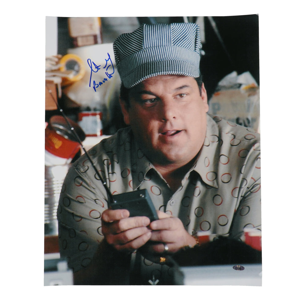 Steve Schirripa Signed (Steiner) "The Sopranos" 16x20 Photo Inscribed "Bacala" - Bobby Baccalieri