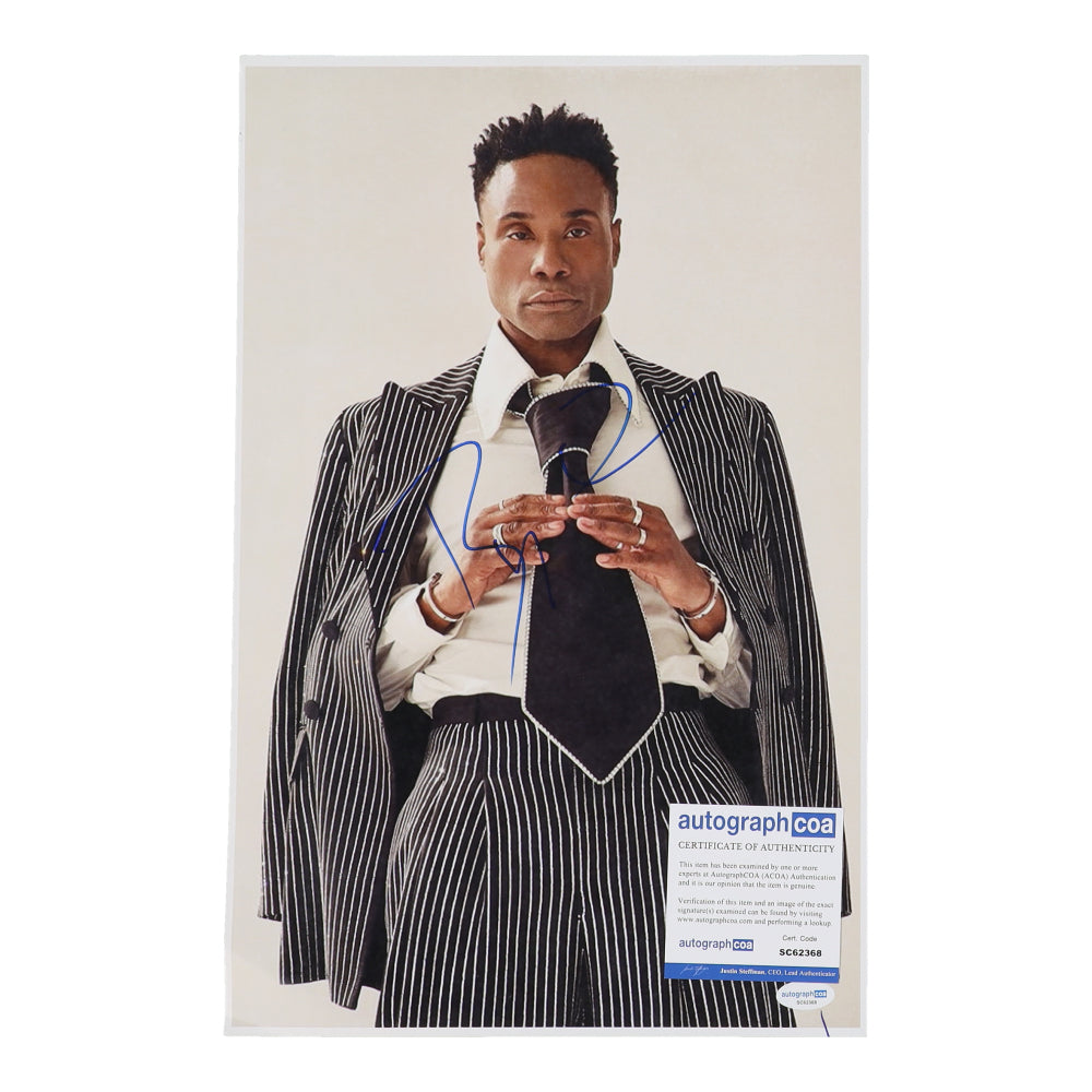 Billy Porter Signed 11x17 Photo (ACOA)