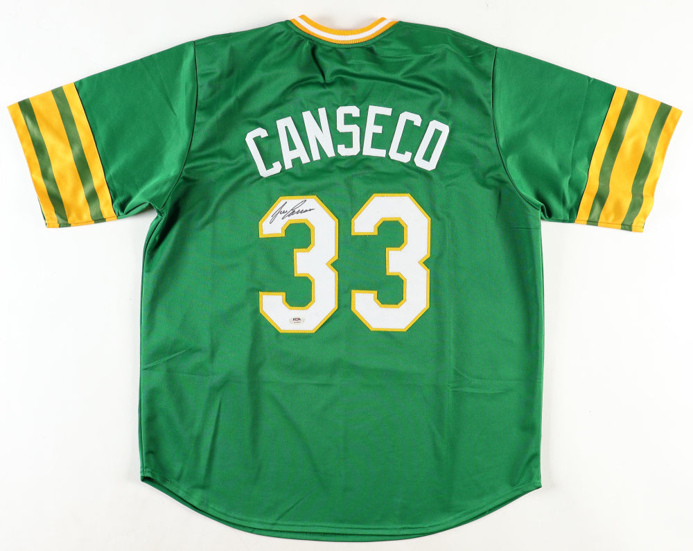 Jose Canseco Signed Jersey (PSA) - Oakland Athletics