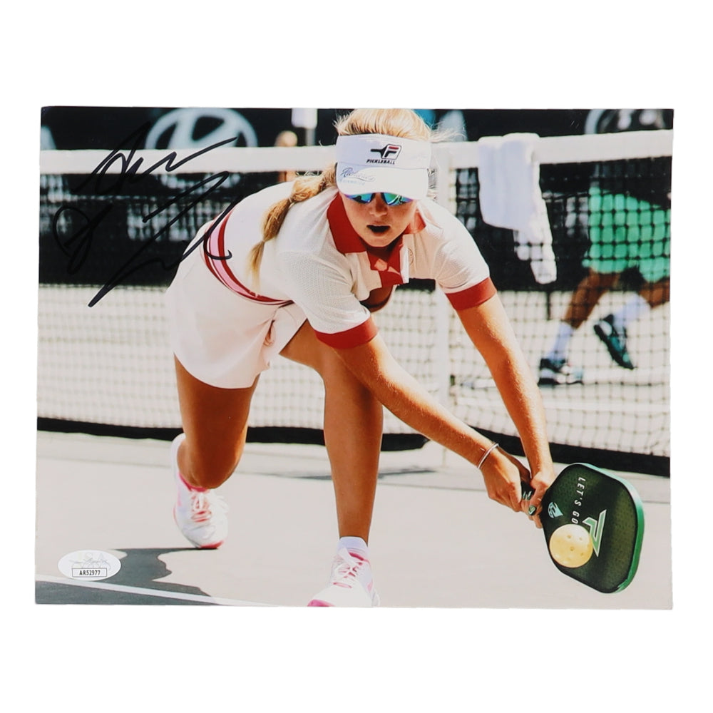 Anna Leigh Waters Signed Pickleball 8x10 Photo (JSA)