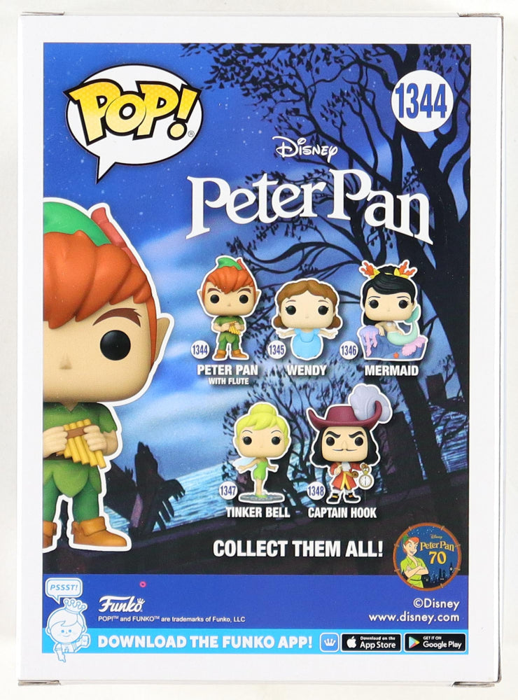 Blayne Weaver Signed "Peter Pan" #1344 Funko Pop! Vinyl Figure Inscribed "Peter Pan" (JSA) - Voice of Peter Pan