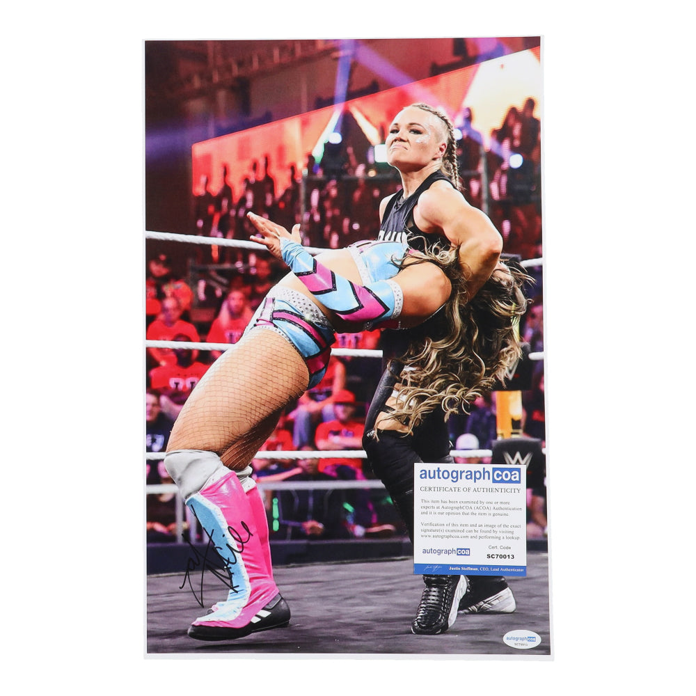 Ivy Nile Signed WWE 11x17 Photo (AutographCOA) - Diamond Mine - NXT