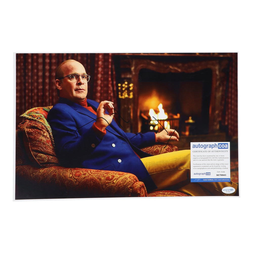 Tom Hollander Signed (ACOA) "Fued: Capote vs The Swans" 11x17 Photo - Truman Capote