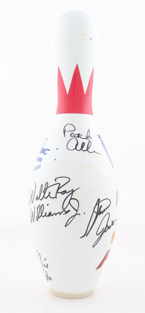 "Bowling Legends" Denny's PBA Tour Bowling Pin Signed By (7) Walter Ray Williams Jr., Patrick Allen, Mark Roth, Sean Rash (JSA)