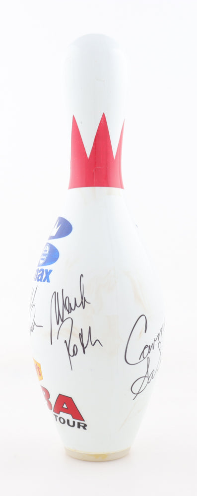 "Bowling Legends" Denny's PBA Tour Bowling Pin Signed By (7) Walter Ray Williams Jr., Patrick Allen, Mark Roth, Sean Rash (JSA)