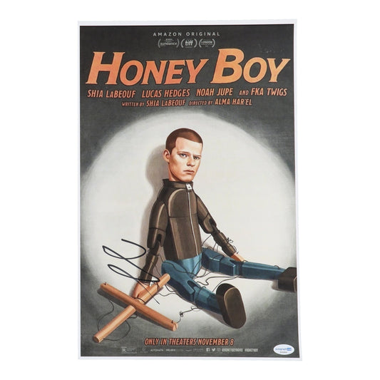 Lucas Hedges Signed "Honey Boy" 11x17 Photo (ACOA) - Otis Lort