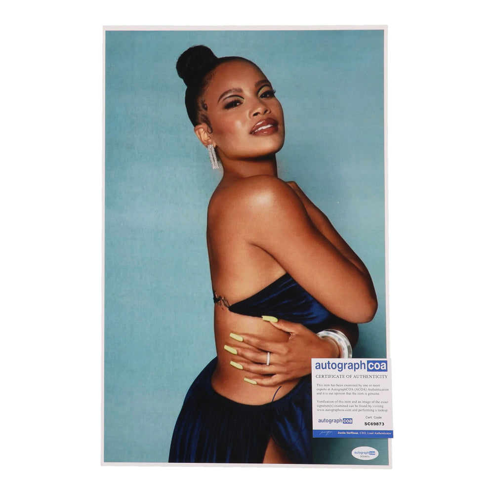 Chante Adams Signed 11x17 Photo (ACOA)- Roxanne Roxanne