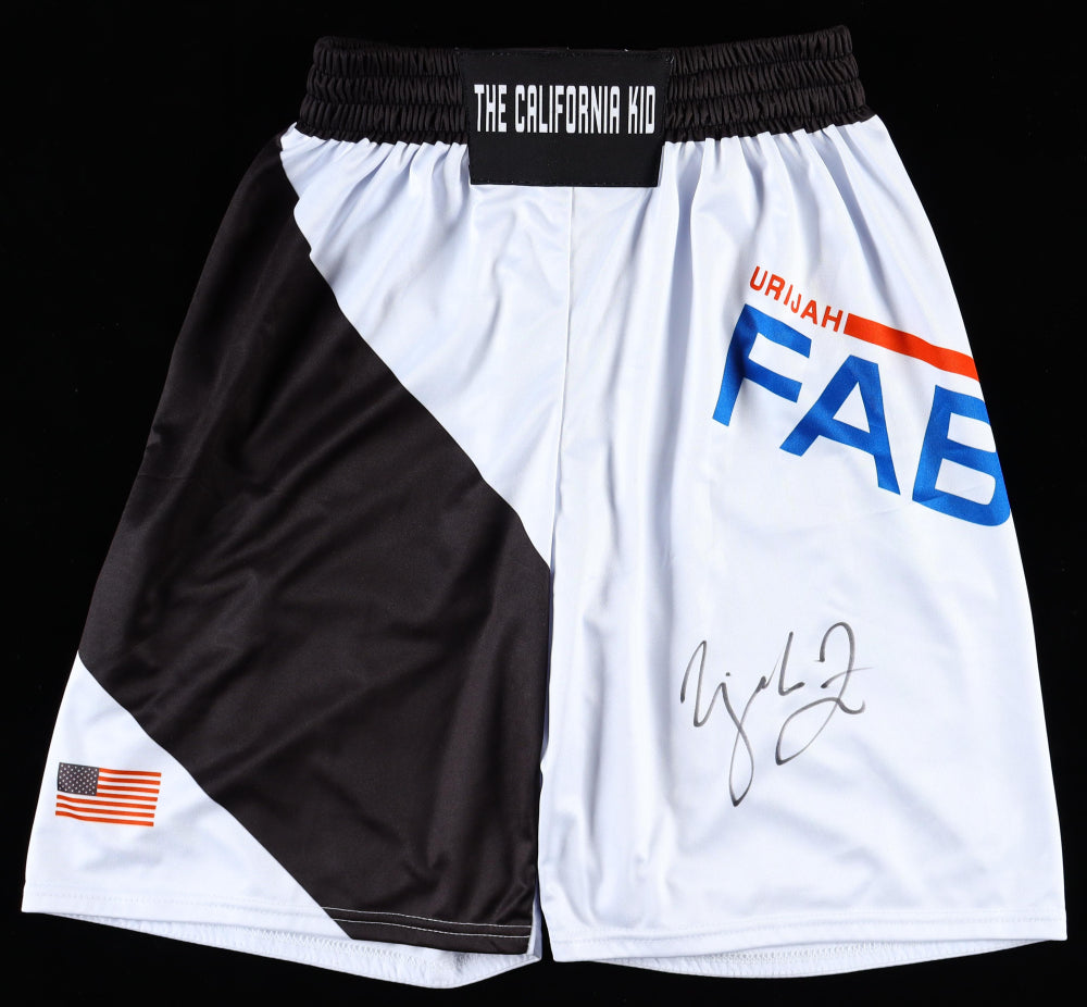 Urijah Faber Signed UFC Fight Shorts (Beckett) - Beckett Witnessed