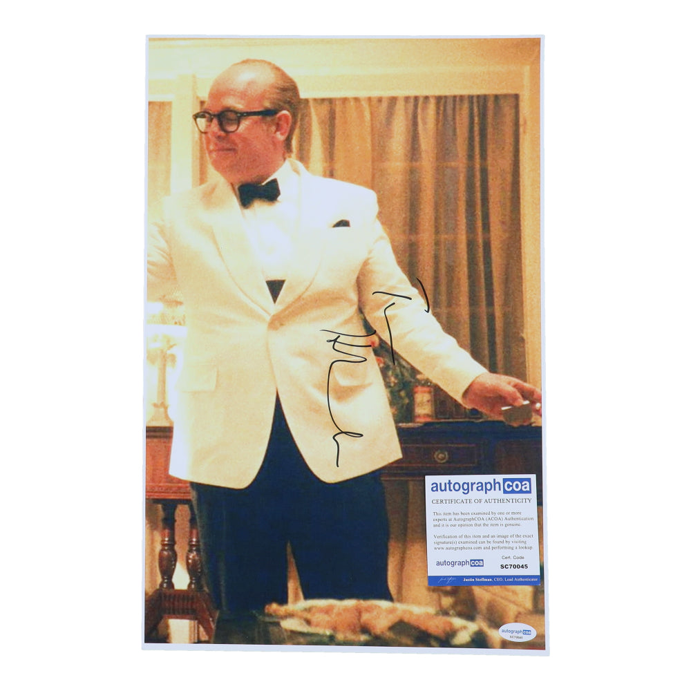 Tom Hollander Signed "Fued" 11x17 Photo (AutographCOA) - Truman Capote