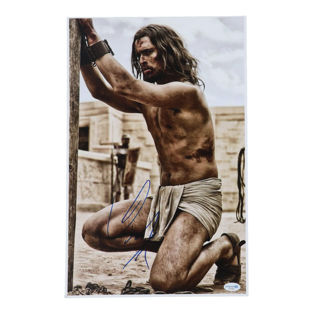 Diogo Morgado Signed 11x17 Photo (AutographCOA) - The Bible