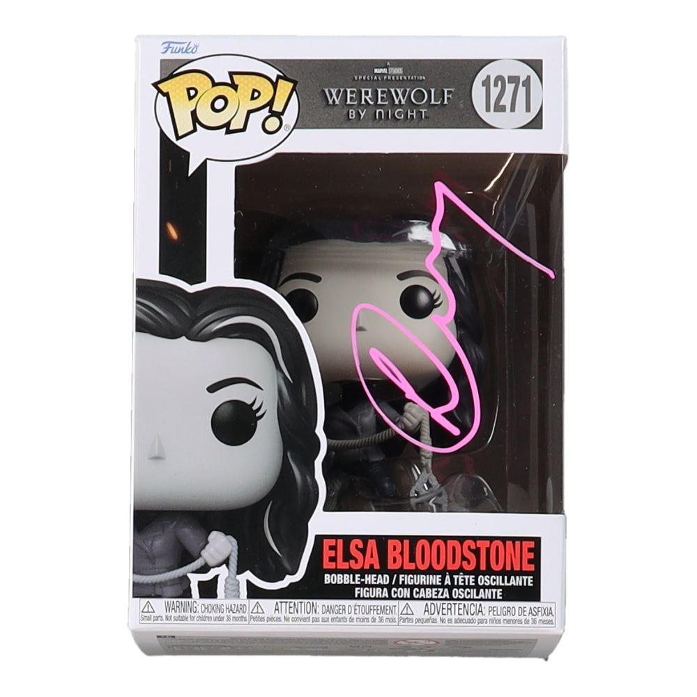 Laura Donnelly Signed (ACOA) "Werewolf By Night" #1271 Elsa Bloodstone Funko Pop Figure - Elsa Bloodstone