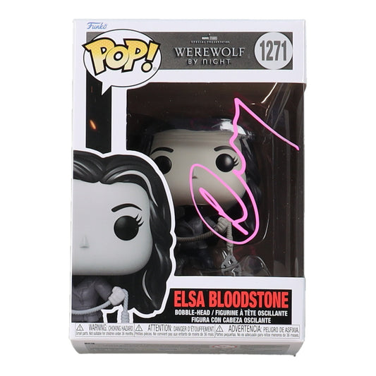 Laura Donnelly Signed (ACOA) "Werewolf By Night" #1271 Elsa Bloodstone Funko Pop Figure - Elsa Bloodstone