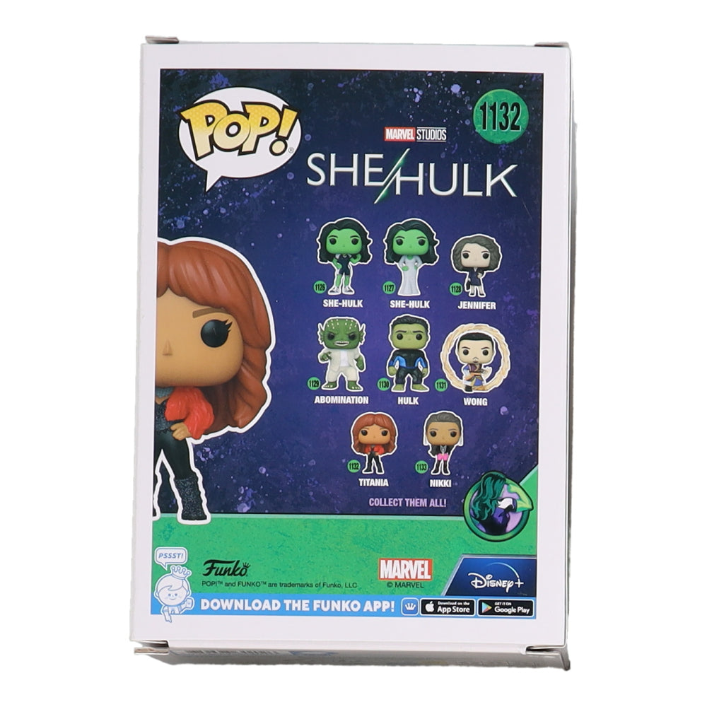 Jameela Jamil Signed (ACOA) "She-Hulk" #1132 Titania Funko Pop! Figure - Titania