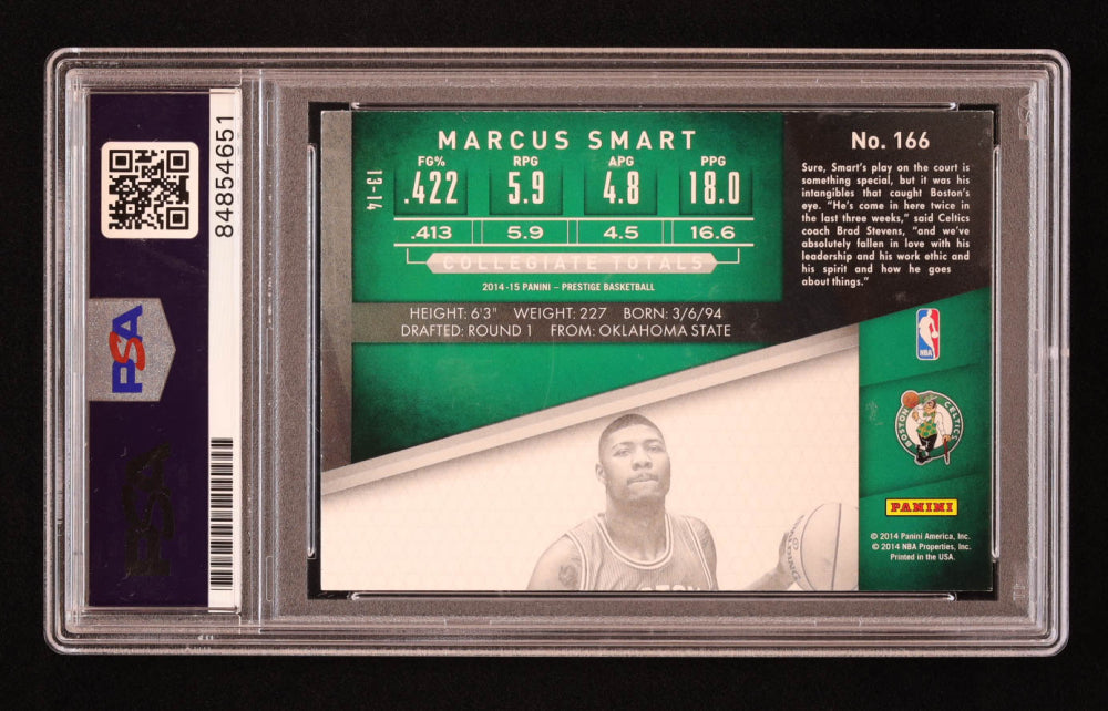 Marcus Smart Signed 2014-15 Prestige #166 RC (PSA) Rookie Card