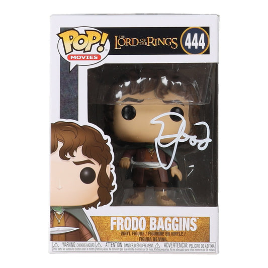 Elijah Wood Signed "The Lord of the Rings" #444 Frodo Baggins Funko Pop! Vinyl Figure (Beckett)