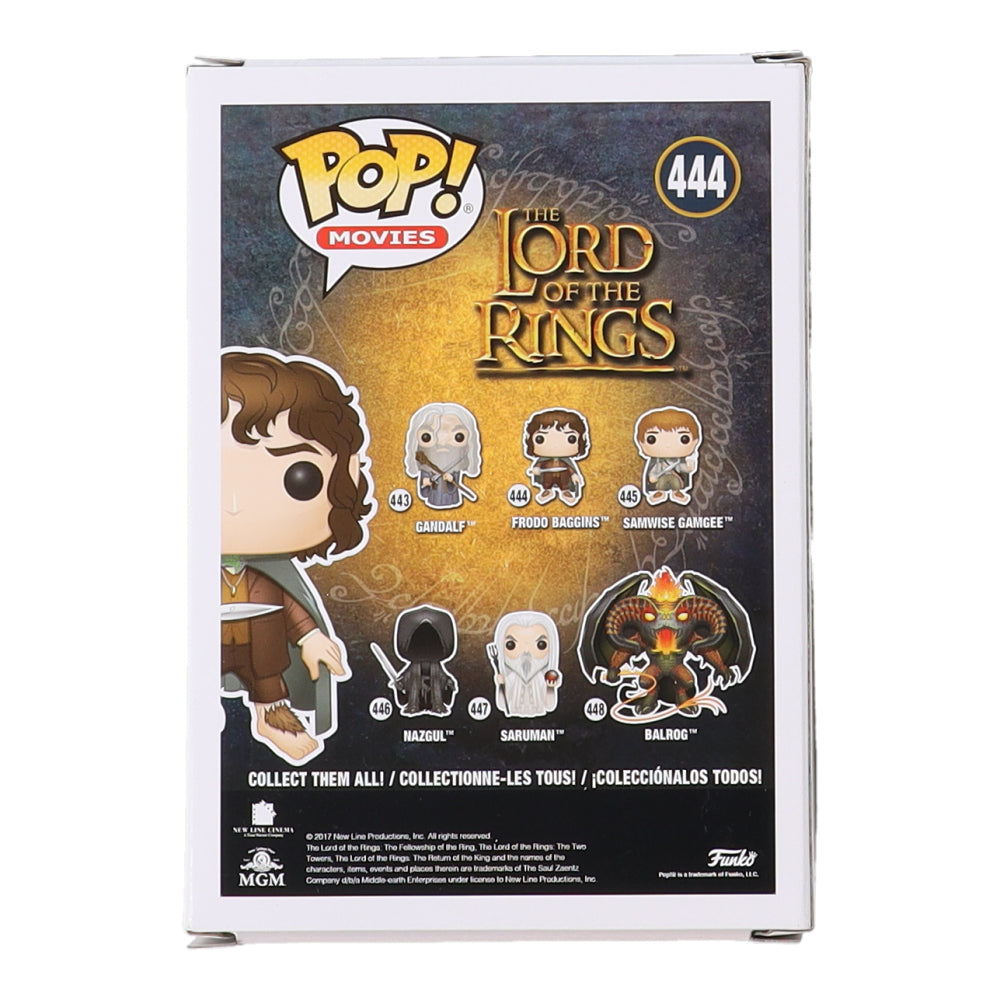 Elijah Wood Signed "The Lord of the Rings" #444 Frodo Baggins Funko Pop! Vinyl Figure (Beckett)