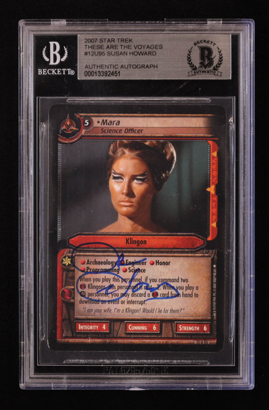 Susan Howard Signed 2007 Star Trek These Are the Voyages #12U95 Mara, Science Officer (BGS) Mara