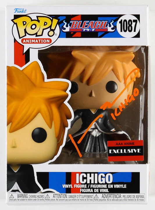 Johnny Yong Bosch Signed (JSA) "Ichigo" Funko Pop! #1087 Inscribed "Ichigo" - Voice of JIchigo Kurosaki I Bleach