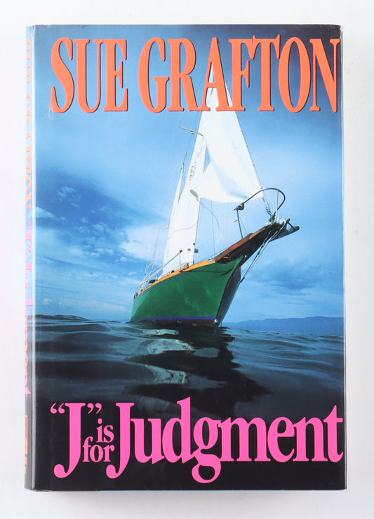 Sue Grafton Signed (Beckett) "'J' Is For Judgement" Hardcover Book - American Author