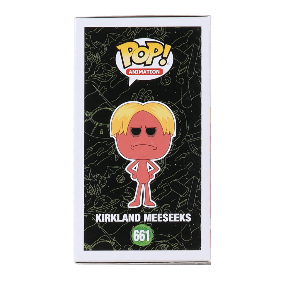 Kyle Starks Signed (Beckett) "Rick and Morty" #661 Kirkland Meeseeks Funko Pop! Vinyl Figure with Kirkland Sketch - Comic Book Artist & Writer