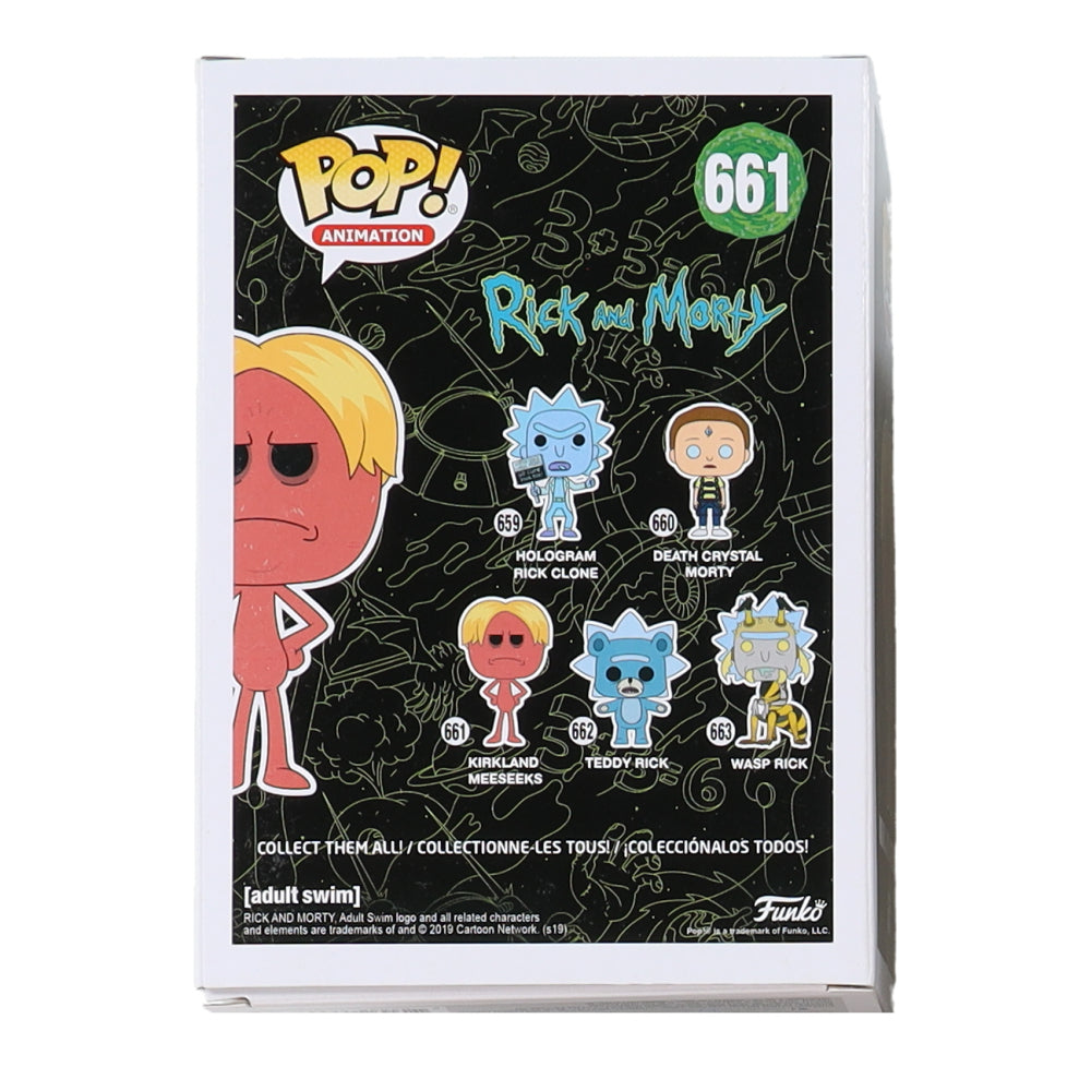 Kyle Starks Signed (Beckett) "Rick and Morty" #661 Kirkland Meeseeks Funko Pop! Vinyl Figure with Kirkland Sketch - Comic Book Artist & Writer